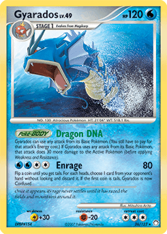Gyarados Mysterious Treasures card