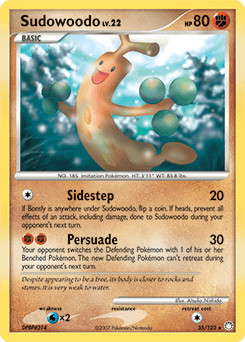 Sudowoodo Mysterious Treasures card