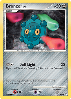 Bronzor Mysterious Treasures card