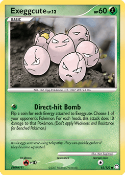 Exeggcute Mysterious Treasures card