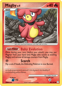 Magby Mysterious Treasures card
