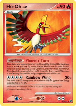 Ho-Oh Secret Wonders card