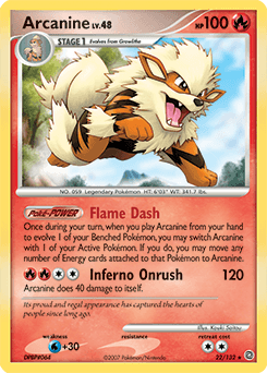 Arcanine Secret Wonders card
