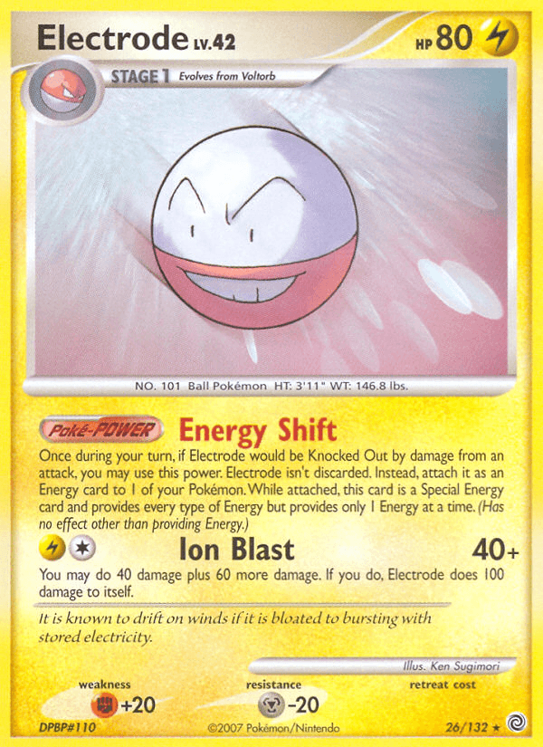 Electrode Secret Wonders card