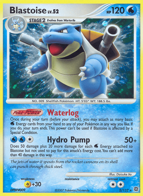 Blastoise Secret Wonders card