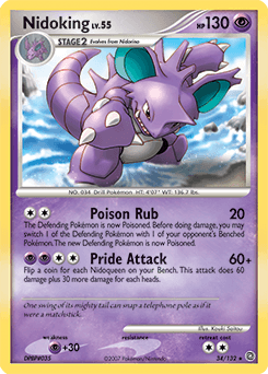 Nidoking Secret Wonders card