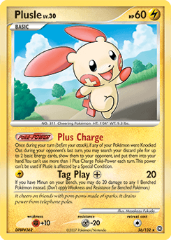 Plusle Secret Wonders card