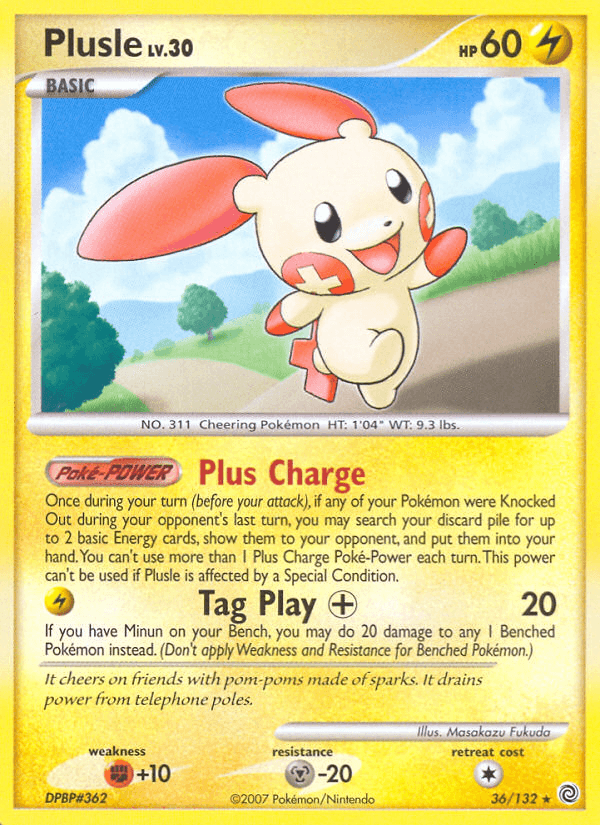 Plusle Secret Wonders card