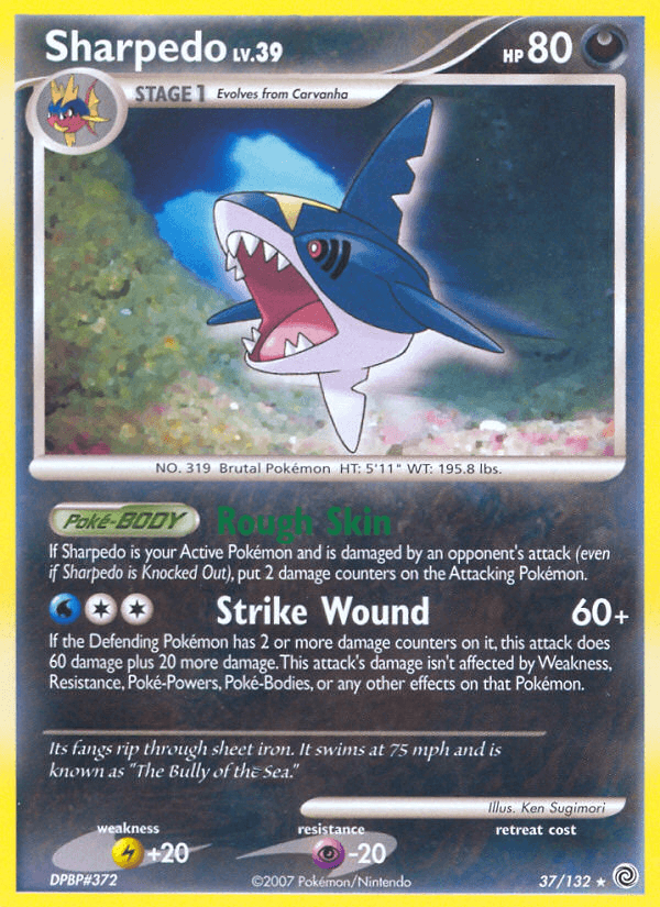 Sharpedo Secret Wonders card