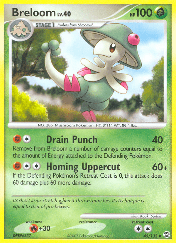 Breloom Secret Wonders card