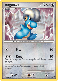 Bagon Secret Wonders card