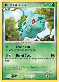 Bulbasaur Secret Wonders card
