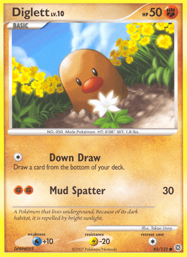 Diglett Secret Wonders card
