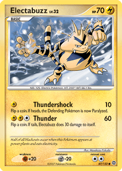 Electabuzz Secret Wonders card
