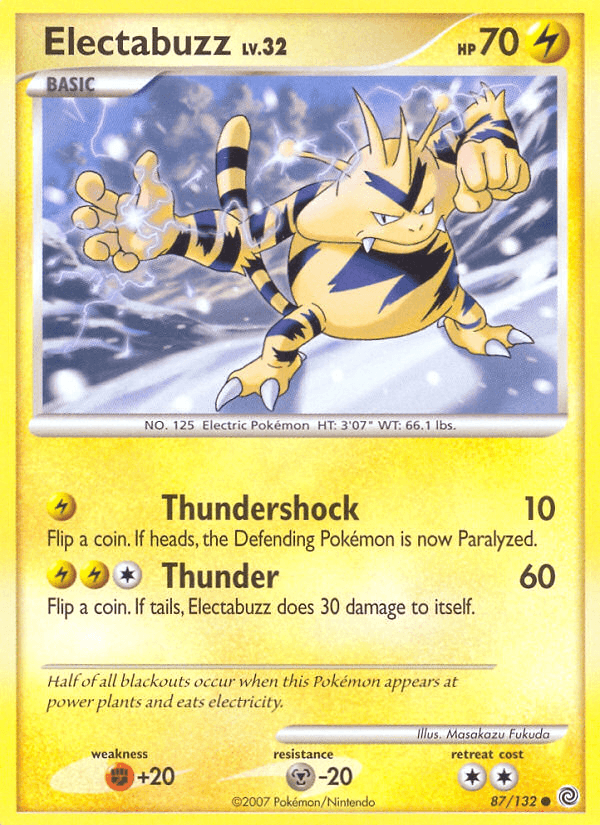 Electabuzz Secret Wonders card
