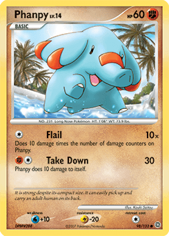 Phanpy Secret Wonders card