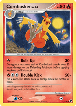 Combusken Great Encounters card