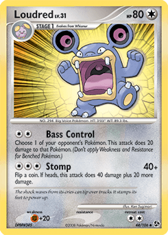 Loudred Great Encounters card