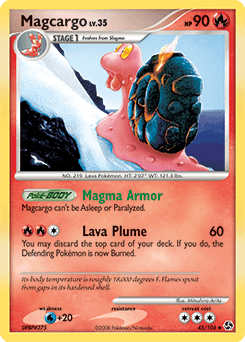 Magcargo Great Encounters card