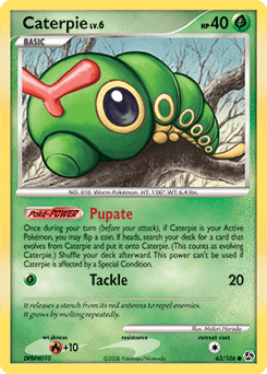 Caterpie Great Encounters card