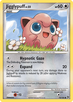Jigglypuff Great Encounters card