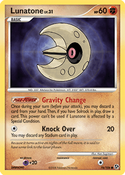 Lunatone Great Encounters card