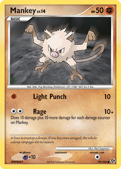 Mankey Great Encounters card