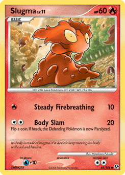 Slugma Great Encounters card