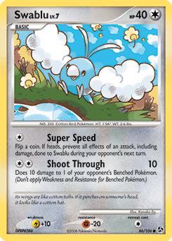 Swablu Great Encounters card