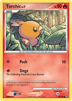Torchic Great Encounters card