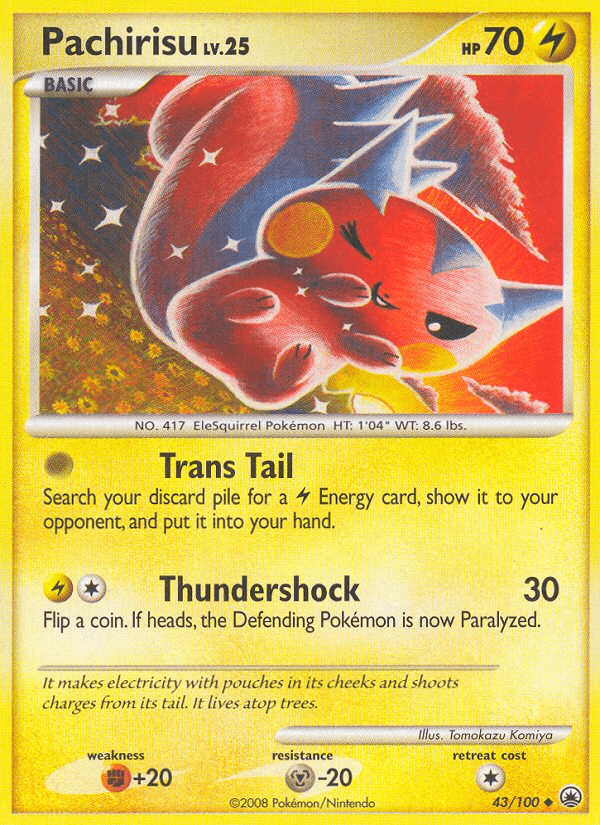 Pachirisu Majestic Dawn card