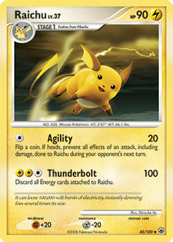 Raichu Majestic Dawn card
