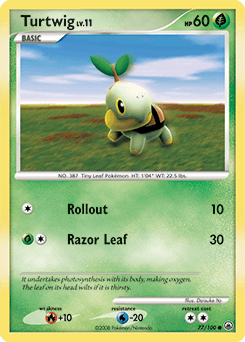 Turtwig Majestic Dawn card