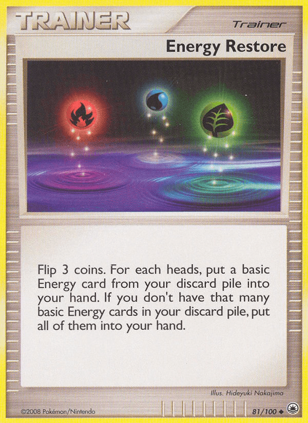 Energy Restore Majestic Dawn card