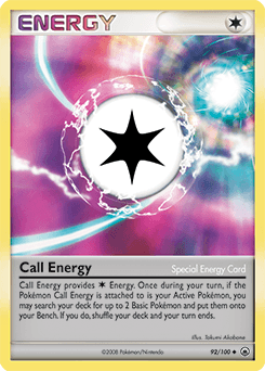 Call Energy Majestic Dawn card
