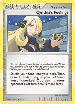 Cynthia's Feelings Legends Awakened card