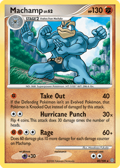 Machamp Stormfront card