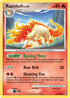 Rapidash Stormfront card