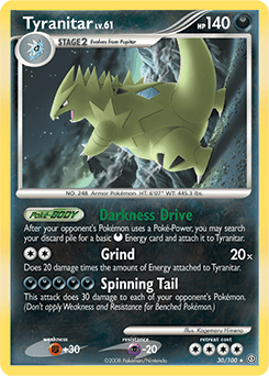 Tyranitar Stormfront card