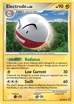 Electrode Stormfront card