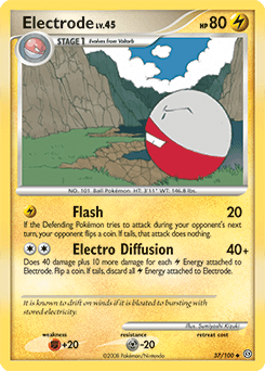 Electrode Stormfront card