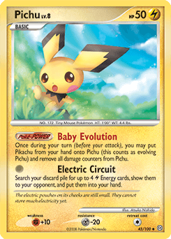 Pichu Stormfront card