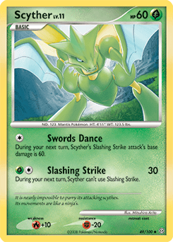 Scyther Stormfront card