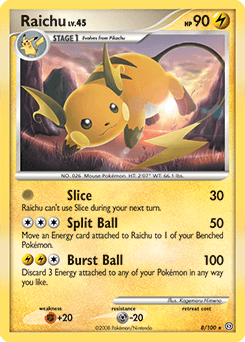 Raichu Stormfront card