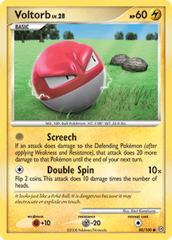 Voltorb Stormfront card