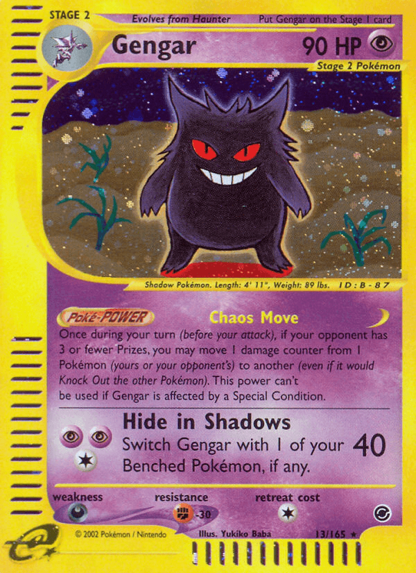 Gengar Expedition Base Set card