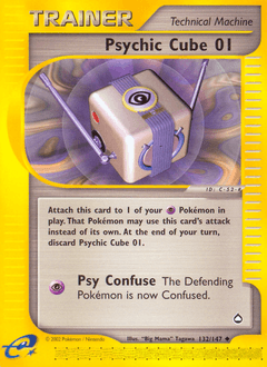 Psychic Cube 01 Aquapolis card