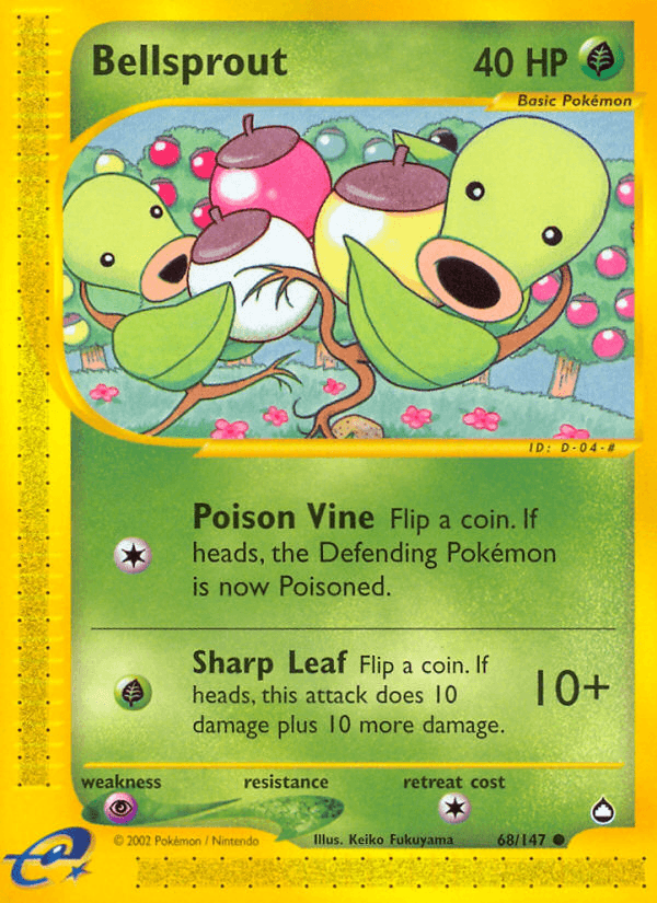 Bellsprout Aquapolis card