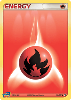 Fire Energy Ruby & Sapphire card