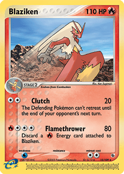 Blaziken Ruby & Sapphire card